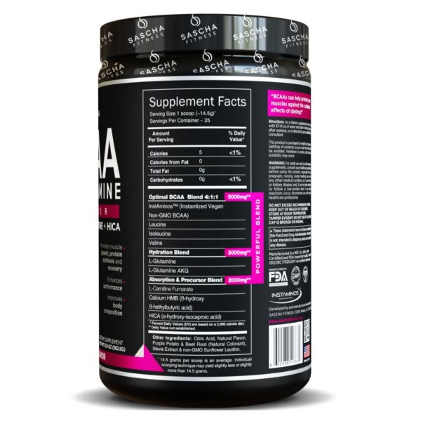 BCAA Sascha Fitness: Uva - Imagen 4