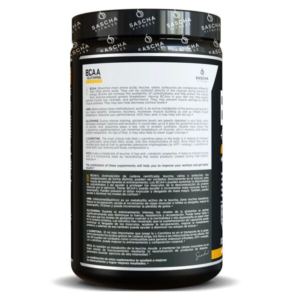 BCAA Sascha Fitness: Mango Coco - Imagen 3