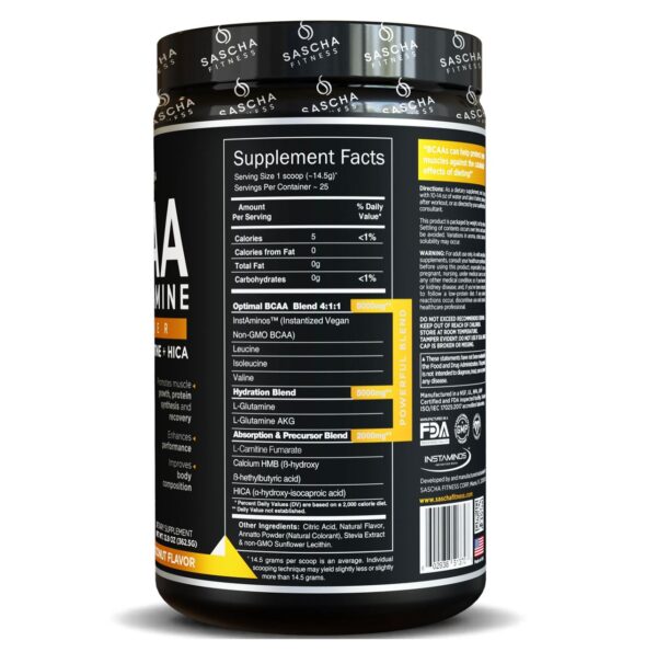 BCAA Sascha Fitness: Mango Coco - Imagen 4