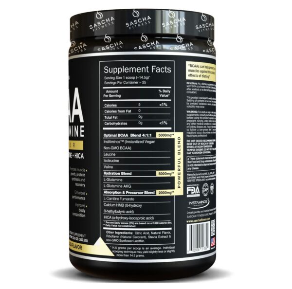 BCAA Sascha Fitness: Piña Colada - Imagen 2